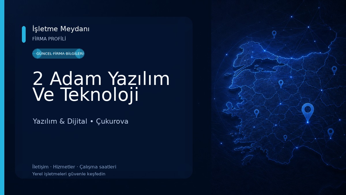 2 Adam Yazılım Ve Teknoloji
