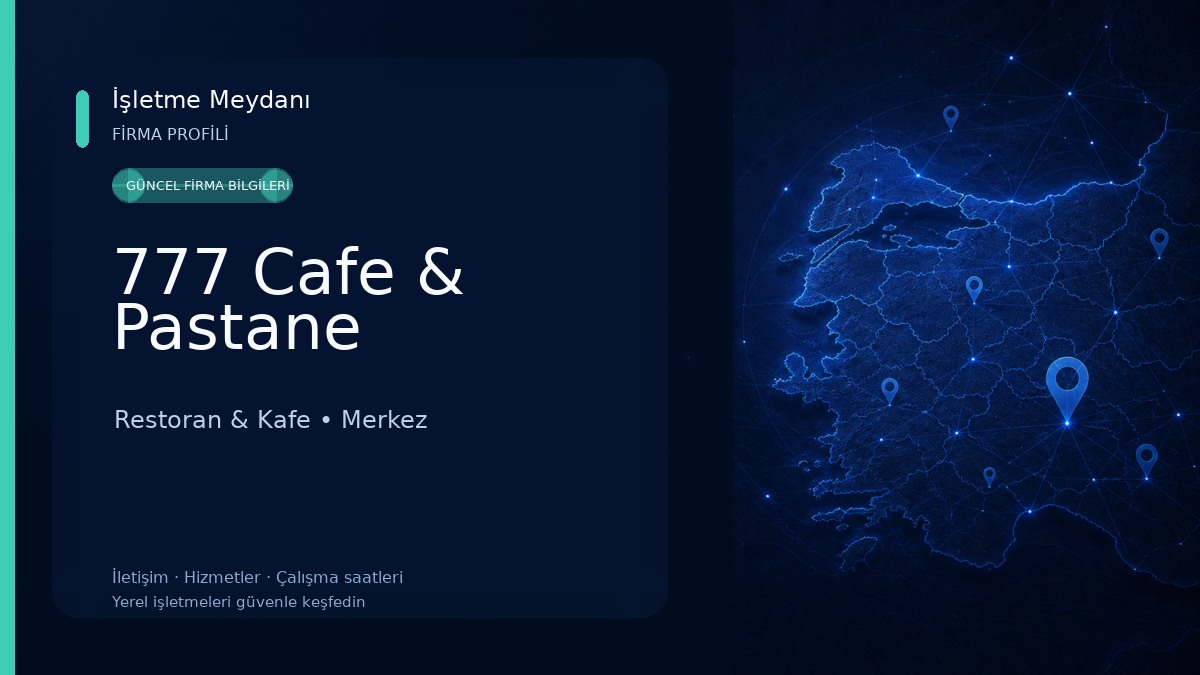 777 Cafe & Pastane Restoran & Kafe