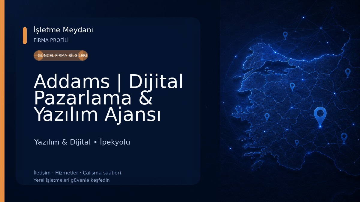 Addams | Dijital Pazarlama & Yazılım Ajansı Yazılım & Dijital