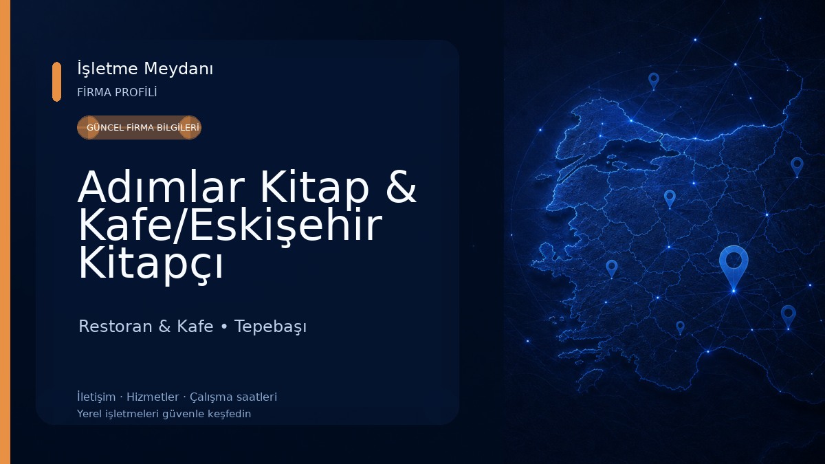Adımlar Kitap & Kafe/Eskişehir Kitapçı