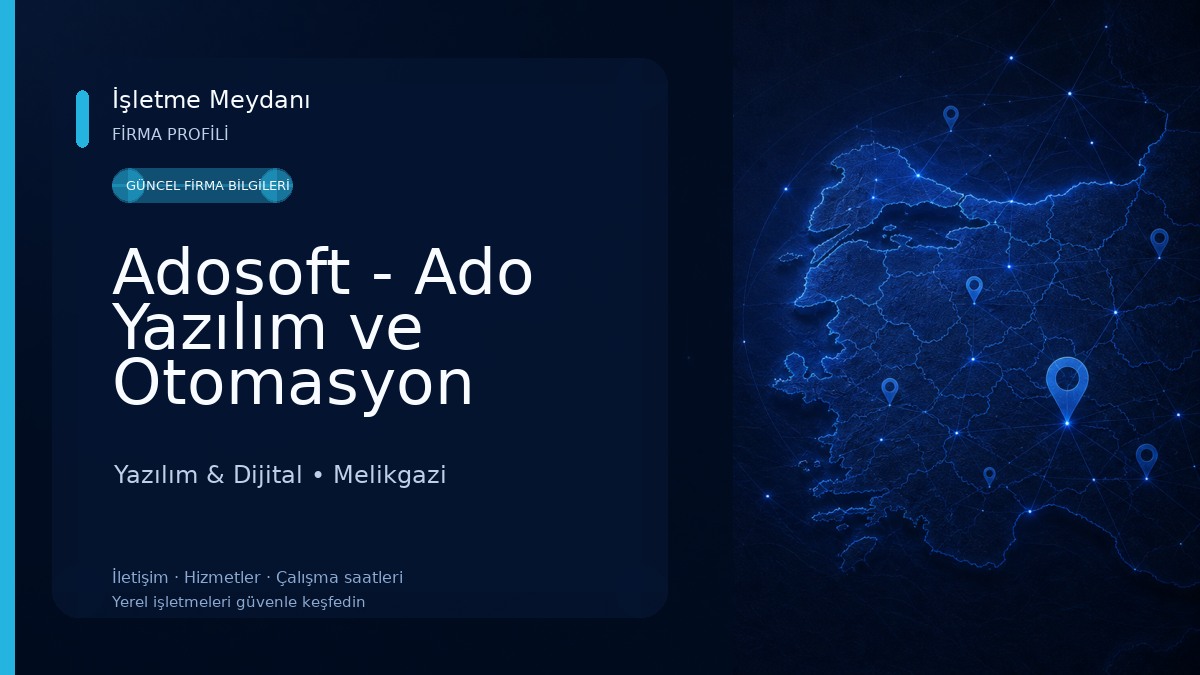 Adosoft - Ado Yazılım ve Otomasyon Sistemleri A.Ş