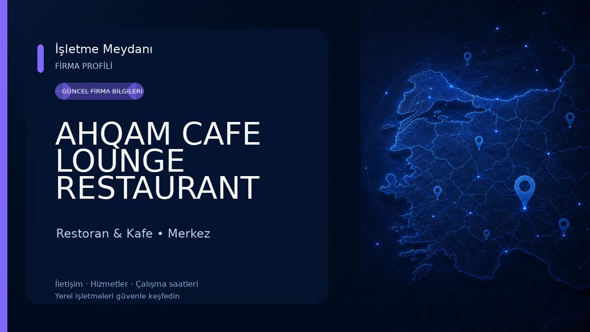 AHQAM CAFE LOUNGE RESTAURANT