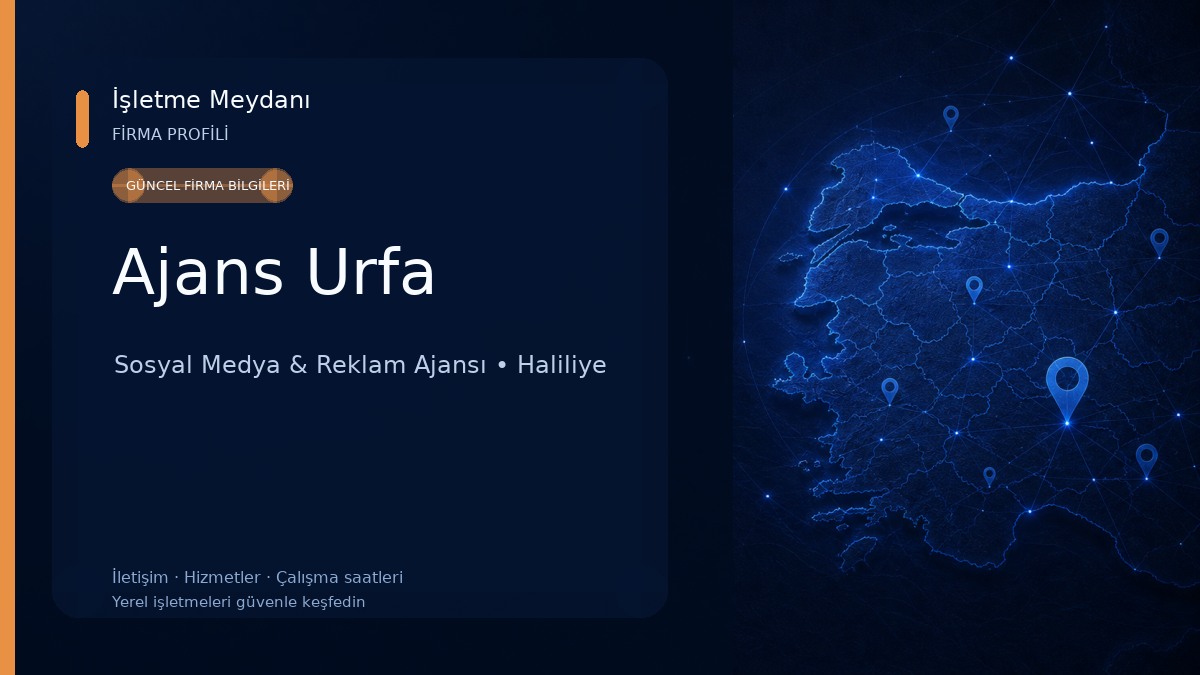 Ajans Urfa Sosyal Medya & Reklam Ajansı