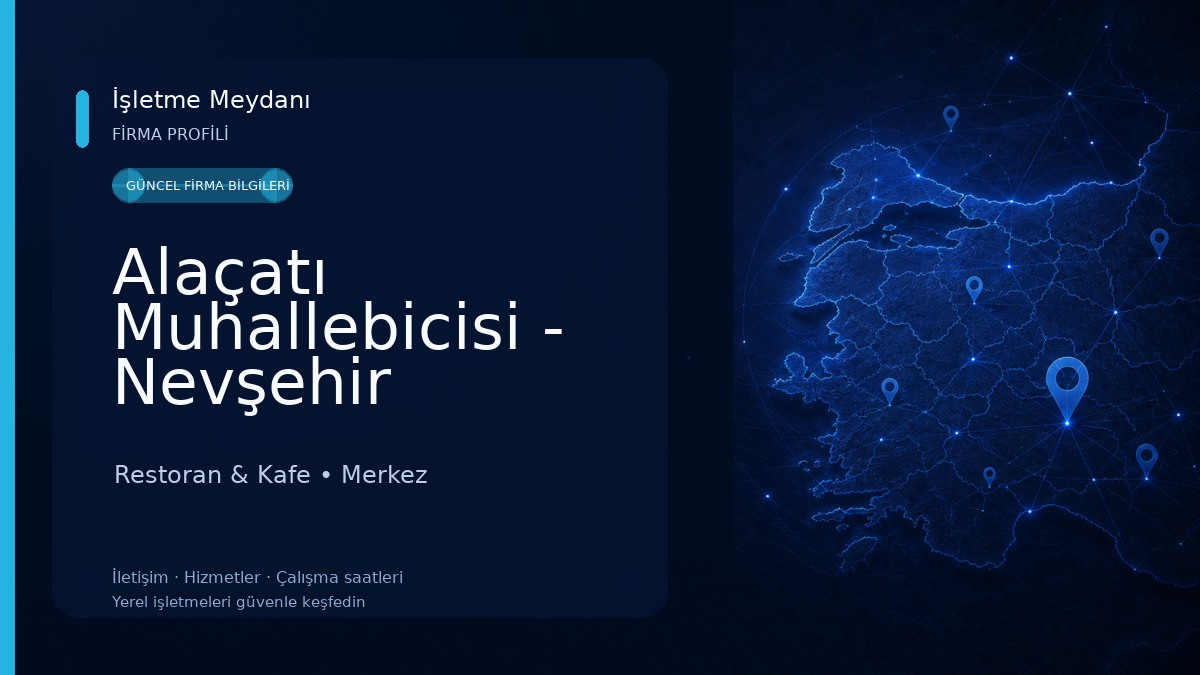Alaçatı Muhallebicisi - Nevşehir Restoran & Kafe