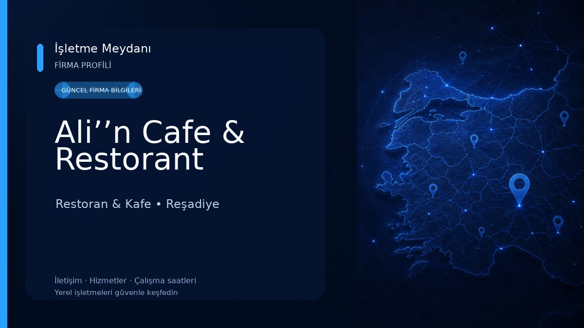 Ali’’n Cafe & Restorant Restoran & Kafe