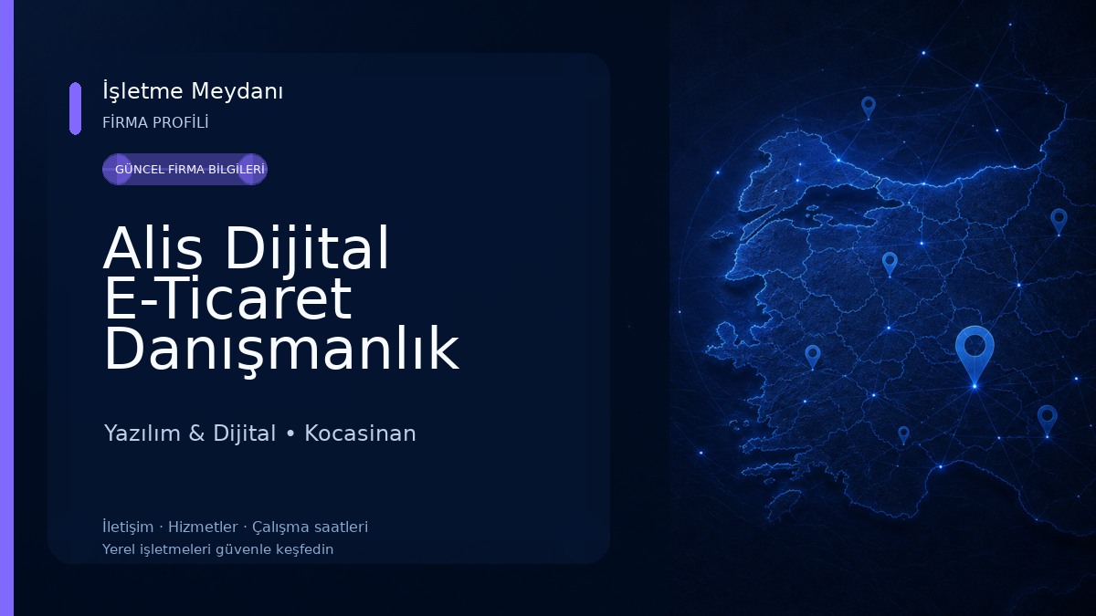 Alis Dijital E-Ticaret Danışmanlık Reklam Ajansı (Shopify - İkas Partner)
