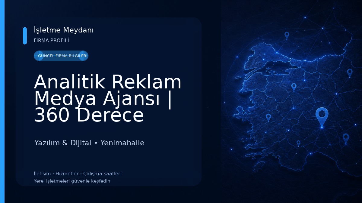 Analitik Reklam Medya Ajansı | 360 Derece Rekla m Ajansı Yazılım & Dijital