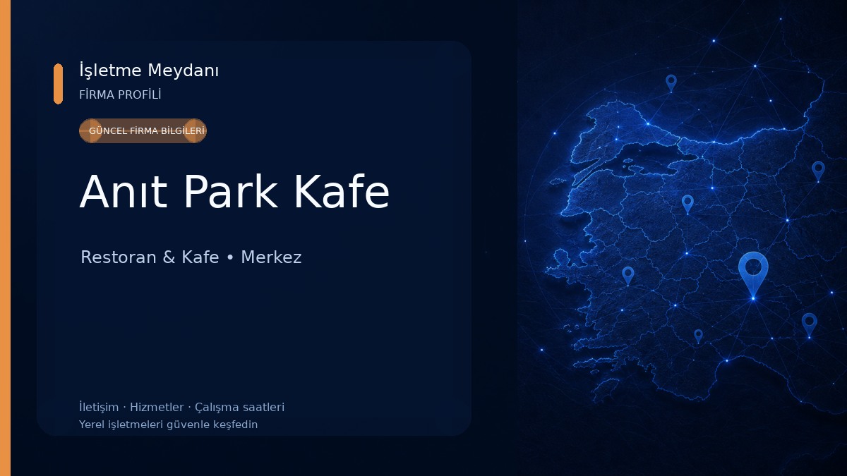 Anıt Park Kafe Restoran & Kafe