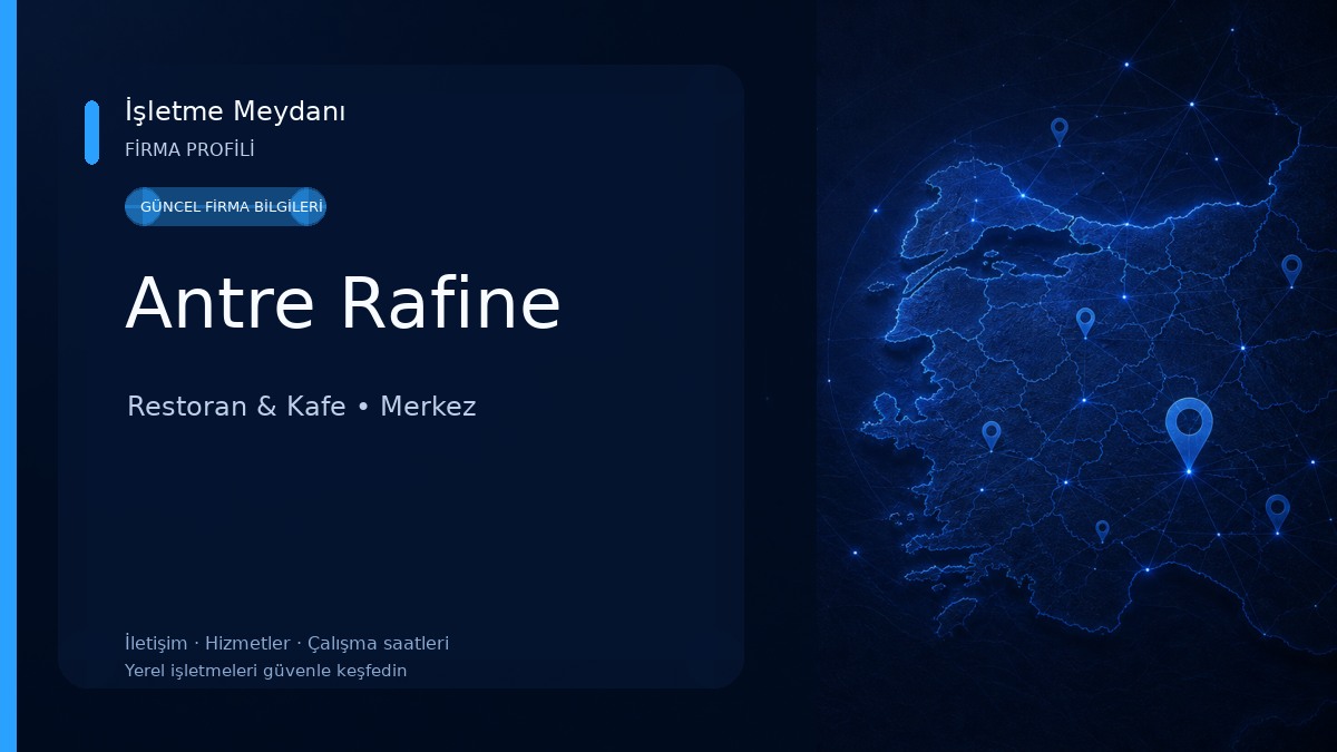 Antre Rafine Restoran & Kafe