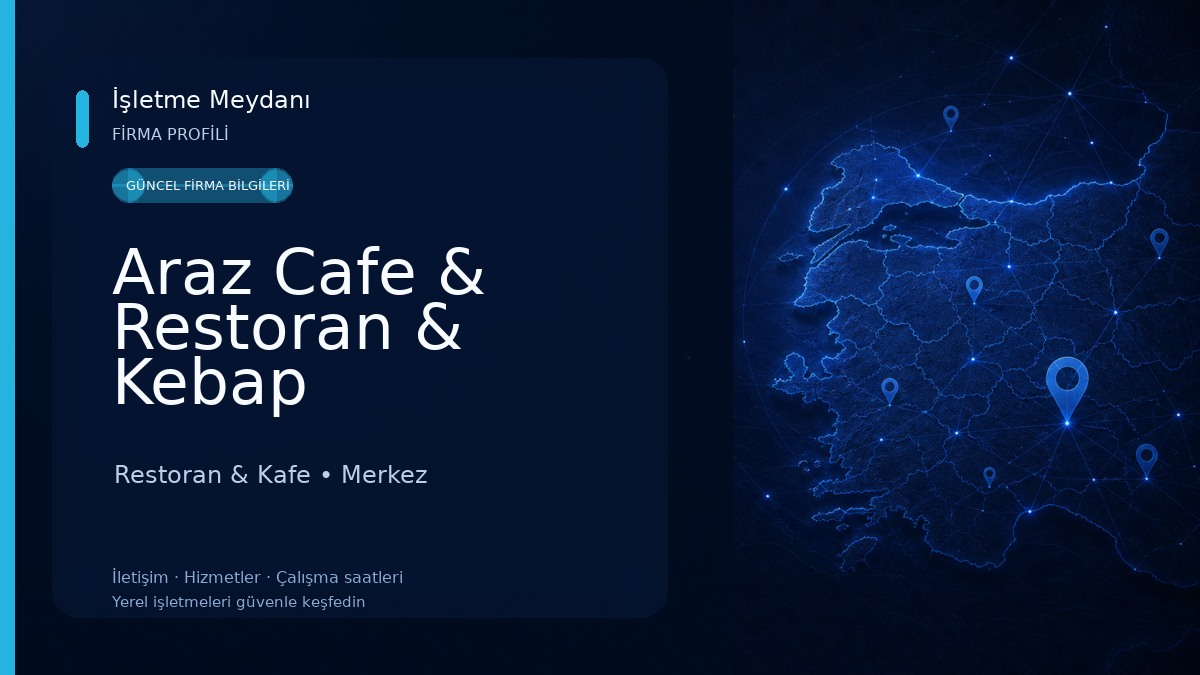 Araz Cafe & Restoran & Kebap Restoran & Kafe