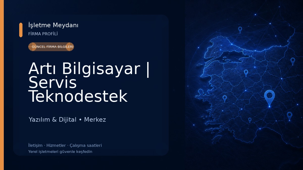 Artı Bilgisayar | Servis Teknodestek