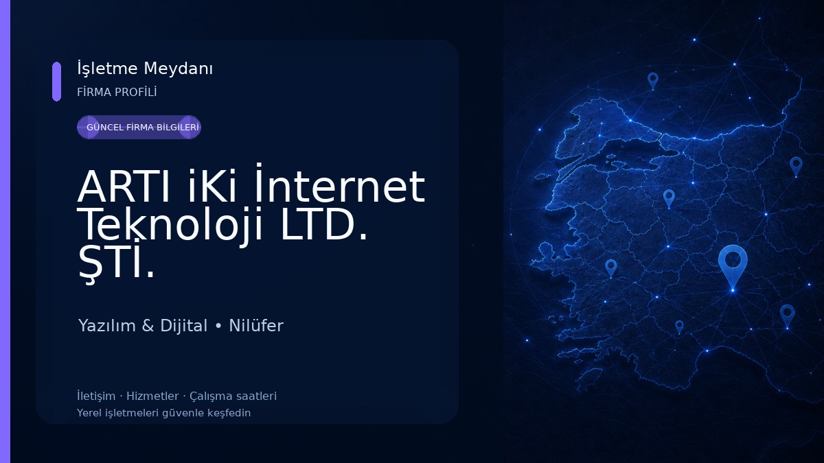 ARTI iKi İnternet Teknoloji LTD. ŞTİ.