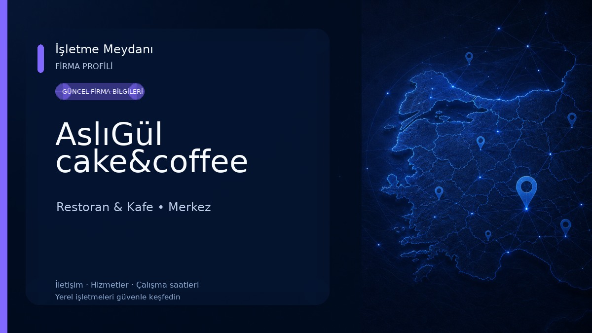 AslıGül cake&coffee Restoran & Kafe