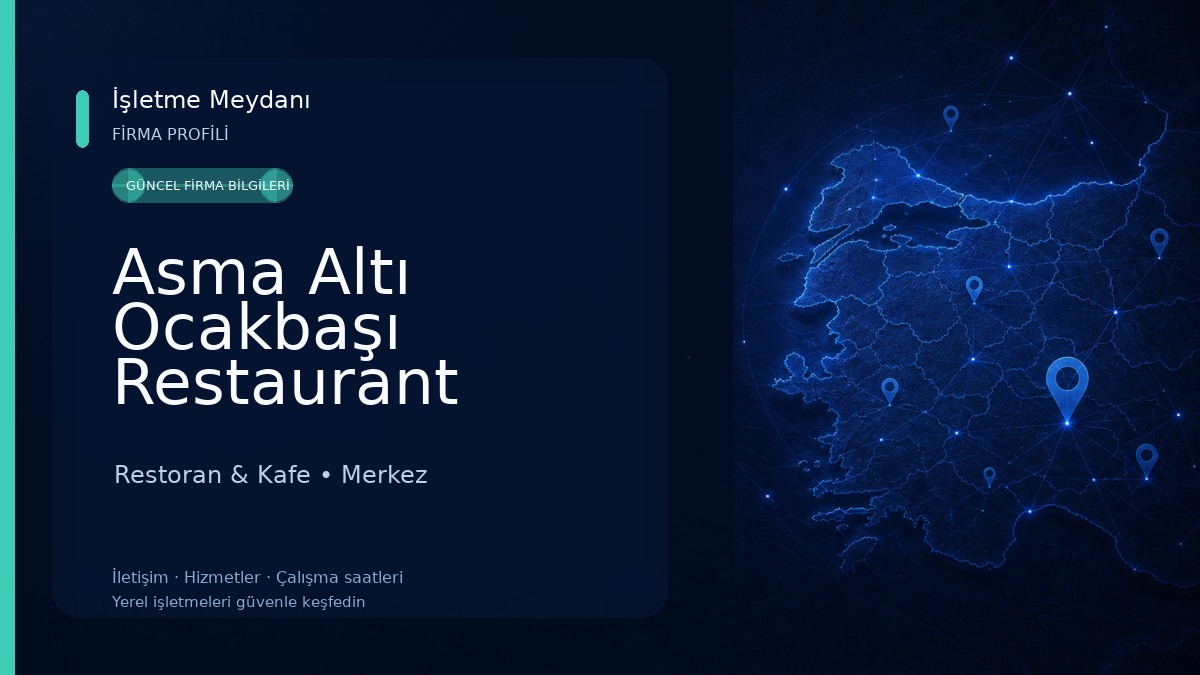 Asma Altı Ocakbaşı Restaurant Restoran & Kafe