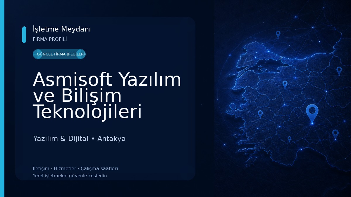 Asmisoft Yazılım ve Bilişim Teknolojileri Yazılım & Dijital
