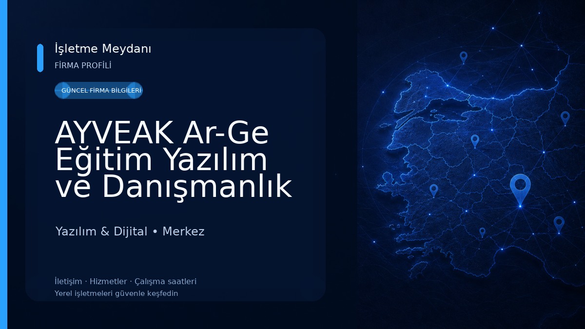AYVEAK Ar-Ge Eğitim Yazılım ve Danışmanlık
