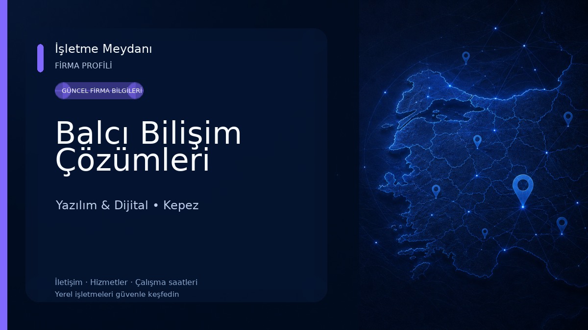 Balcı Bilişim Çözümleri