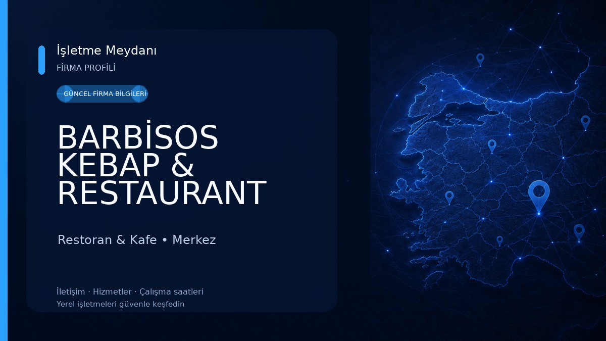 BARBİSOS KEBAP & RESTAURANT Restoran & Kafe