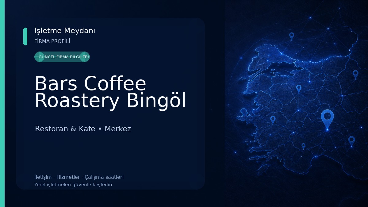 Bars Coffee Roastery Bingöl 