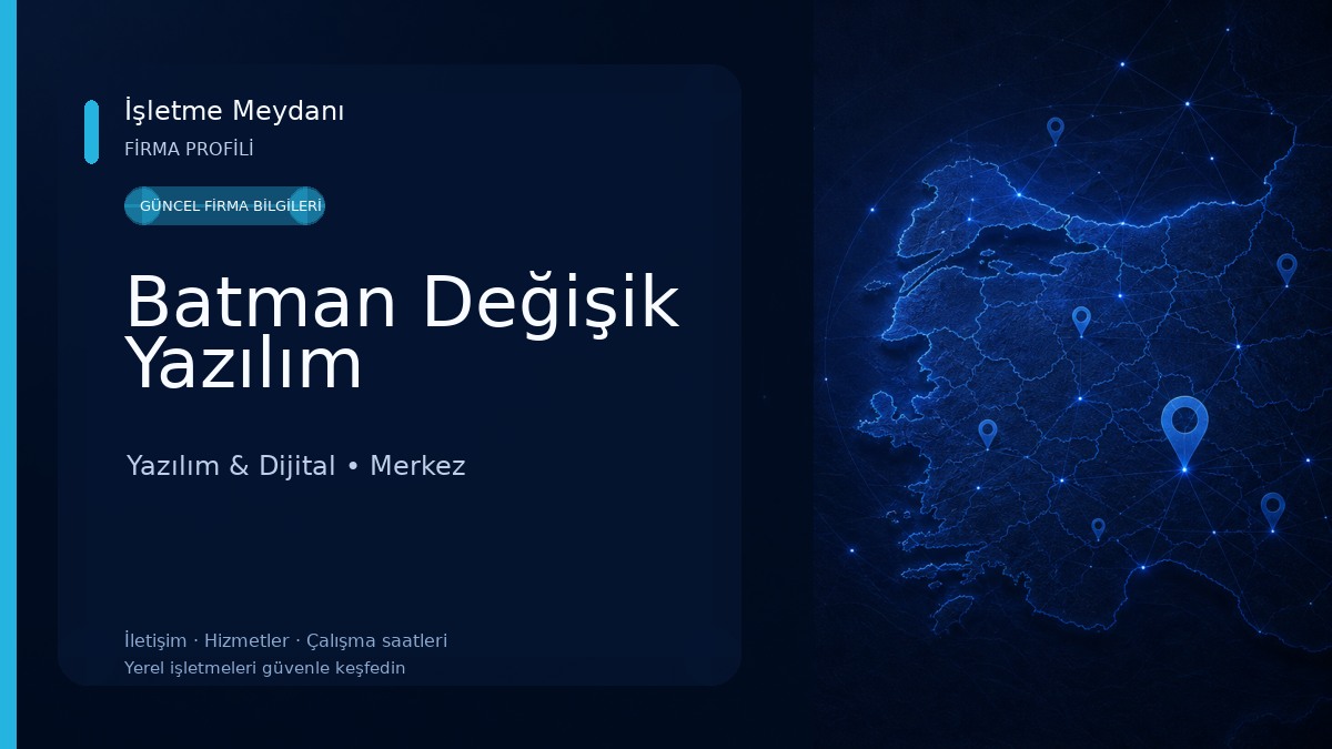 Batman Değişik Yazılım Yazılım & Dijital