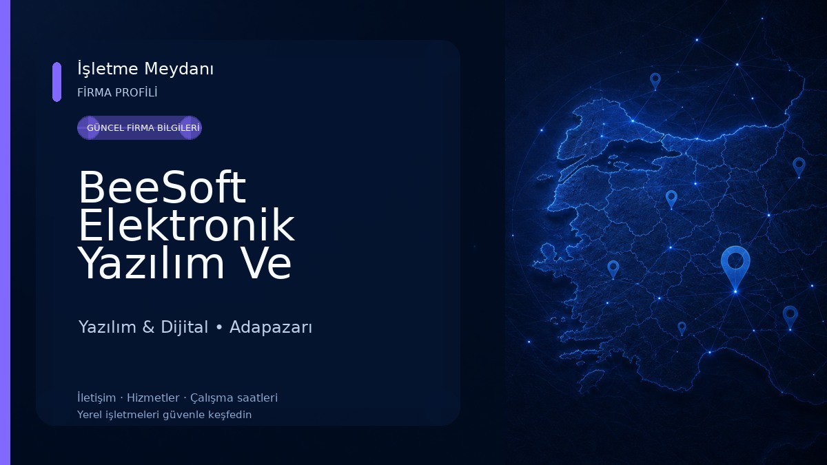 BeeSoft Elektronik Yazılım Ve Danışmanlık Hizmetleri