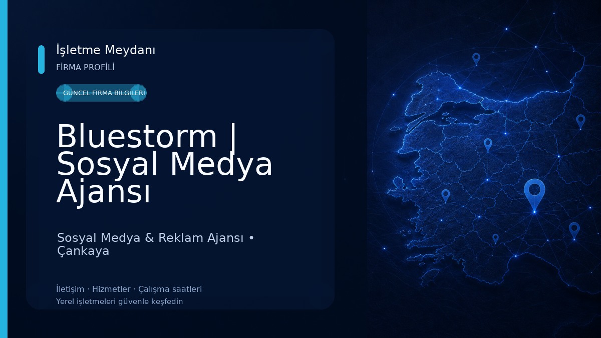 Bluestorm | Sosyal Medya Ajansı Ankara,Sosyal Medya Danışmanlığı Ankara,Dijital Pazarlama Ajansı Ankara Web Tasarım Sosyal Medya & Reklam Ajansı
