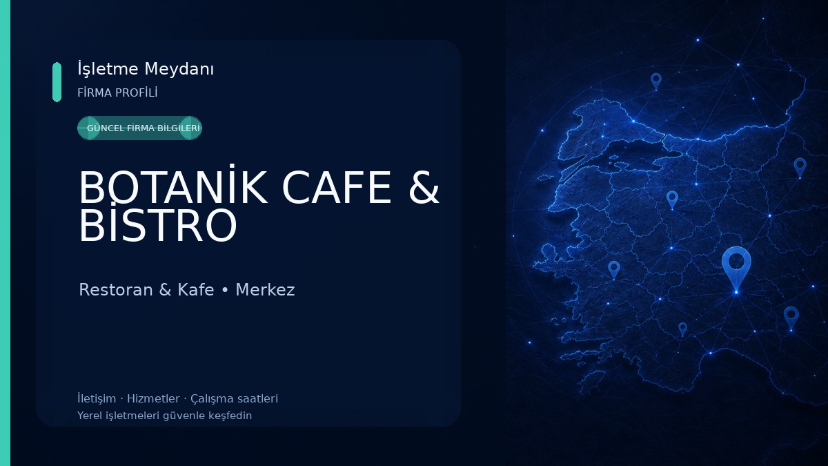 BOTANİK CAFE & BİSTRO Restoran & Kafe