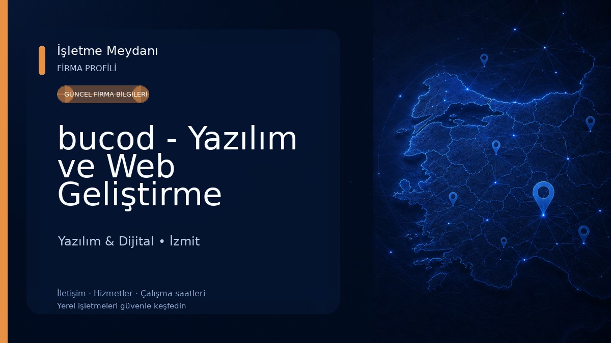 bucod - Yazılım ve Web Geliştirme