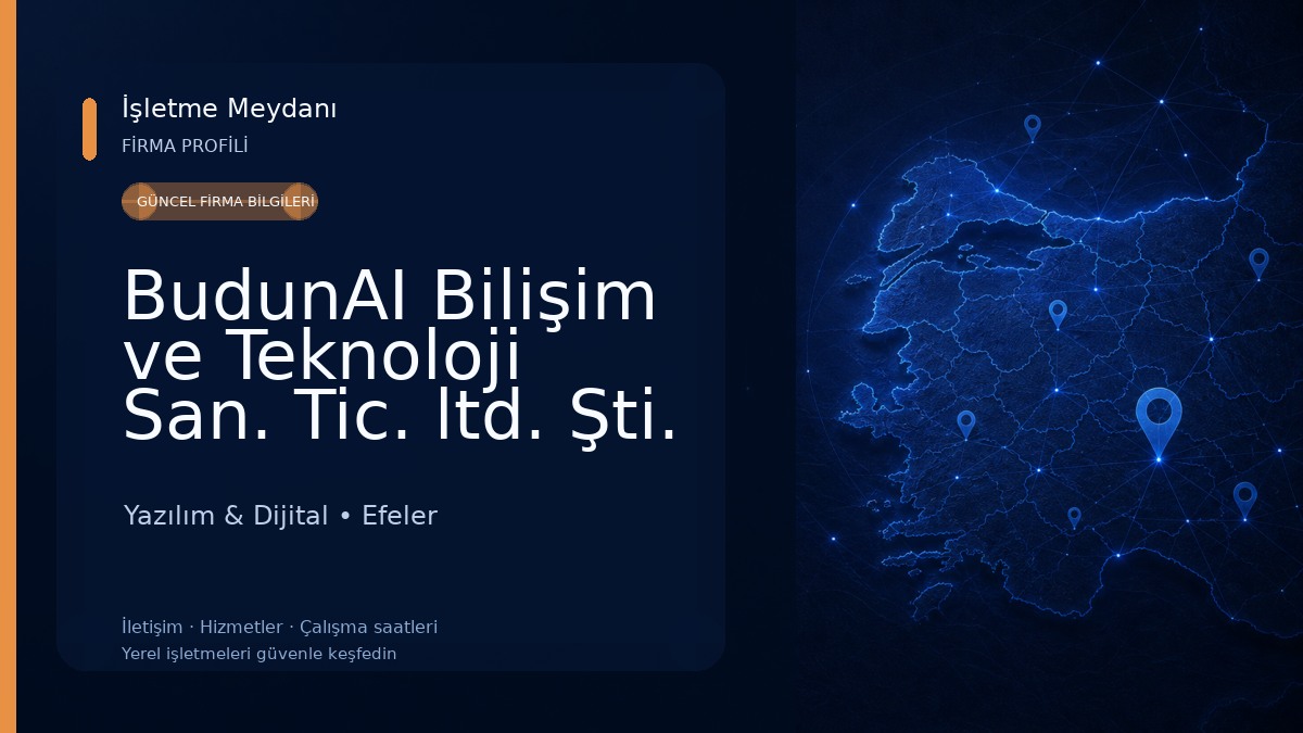 BudunAI Bilişim ve Teknoloji San. Tic. ltd. Şti.