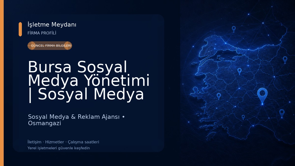 Bursa Sosyal Medya Yönetimi | Sosyal Medya Ajansı | Sosyal Medya Uzmanı | Sosyal Medya Danışmanı 