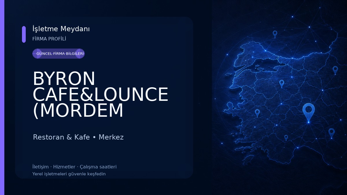 BYRON CAFE&LOUNCE (MORDEM GROUP) 