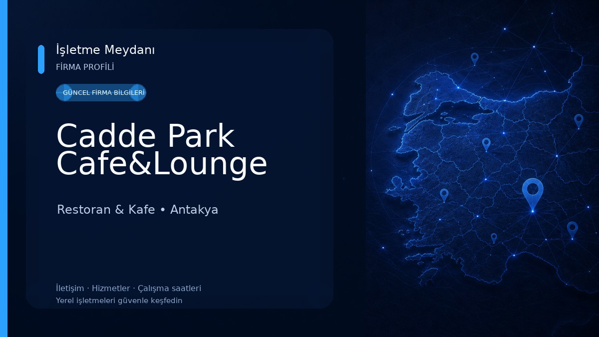 Cadde Park Cafe&Lounge Restoran & Kafe