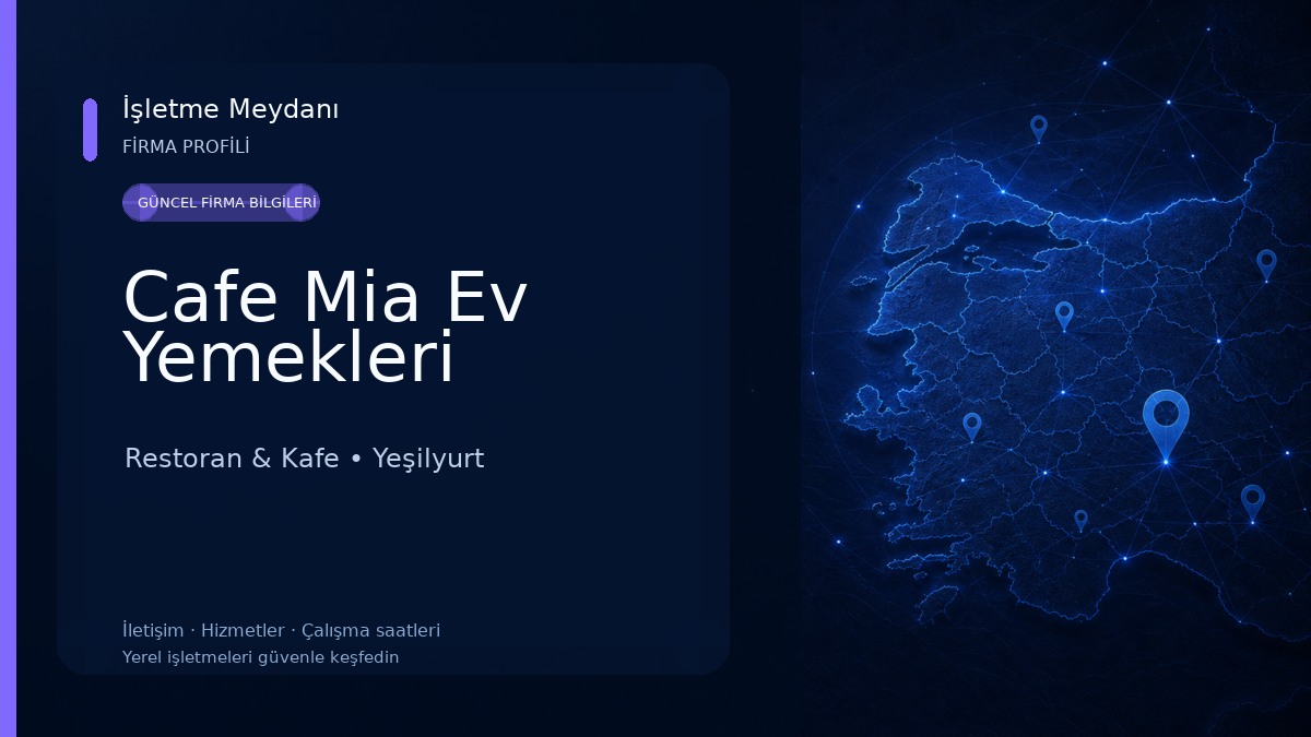 Cafe Mia Ev Yemekleri Restoran & Kafe