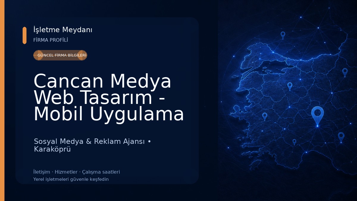Cancan Medya Web Tasarım - Mobil Uygulama - Prodüksiyon - Animasyon Filmi - Sosyal Medya Yönetimi Sosyal Medya & Reklam Ajansı