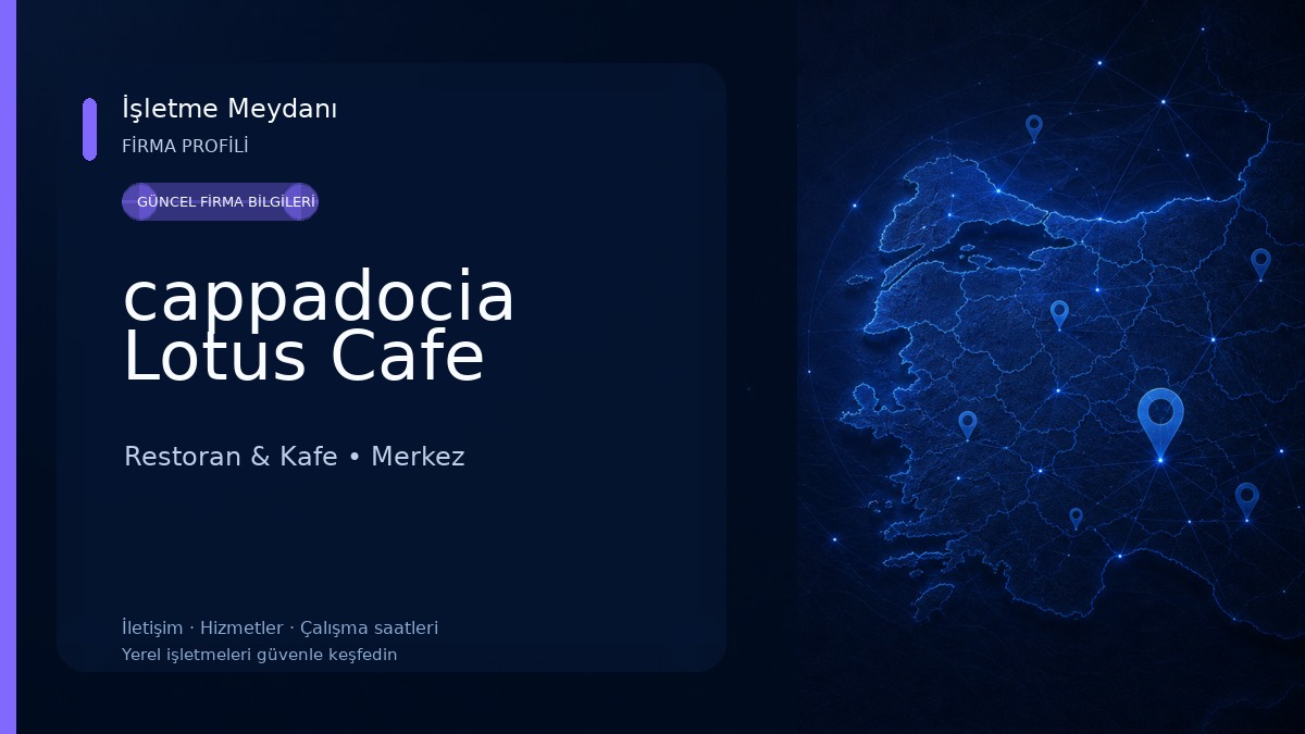 cappadocia Lotus Cafe Restoran & Kafe