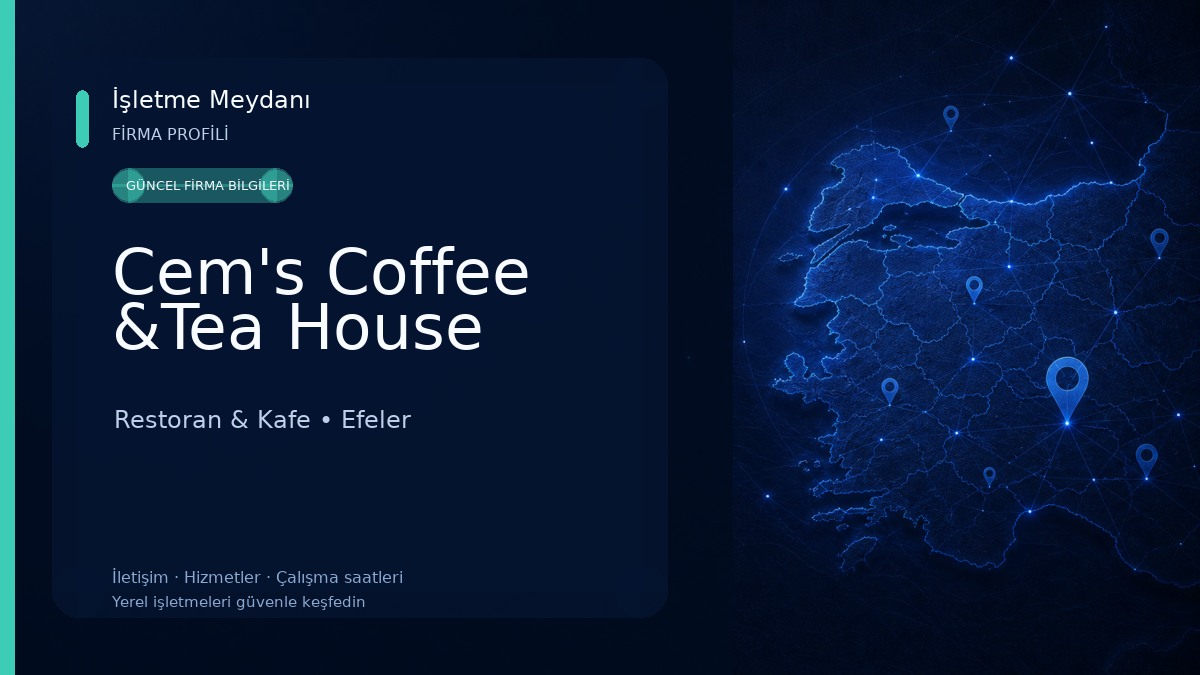 Cem's Coffee &Tea House Restoran & Kafe