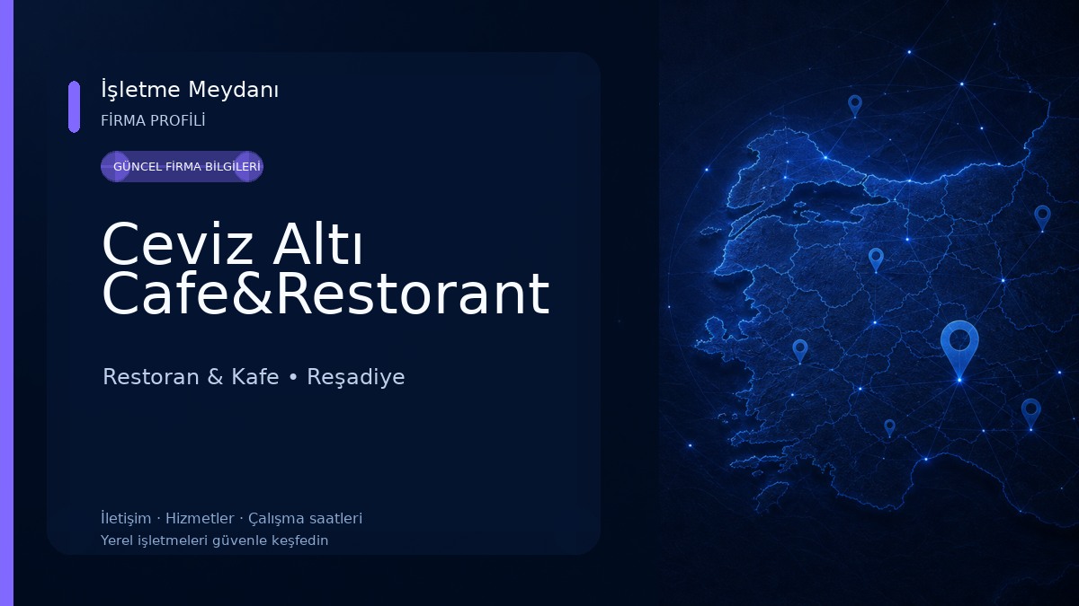 Ceviz Altı Cafe&Restorant