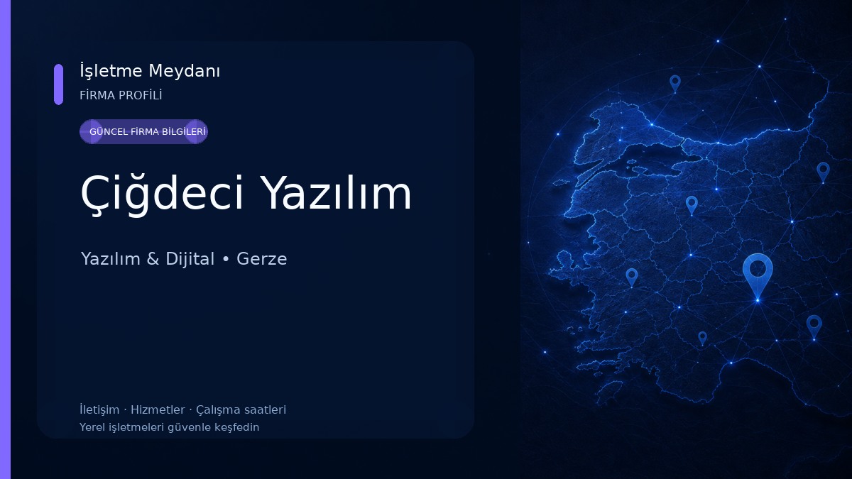 Çiğdeci Yazılım 