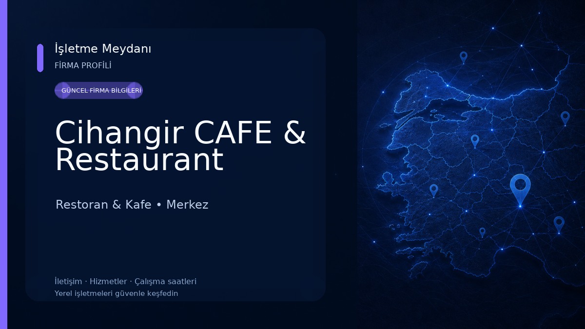 Cihangir CAFE & Restaurant Restoran & Kafe