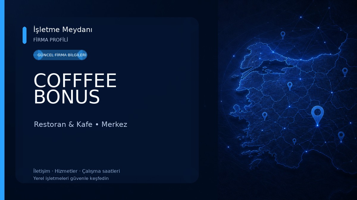 COFFFEE BONUS Restoran & Kafe