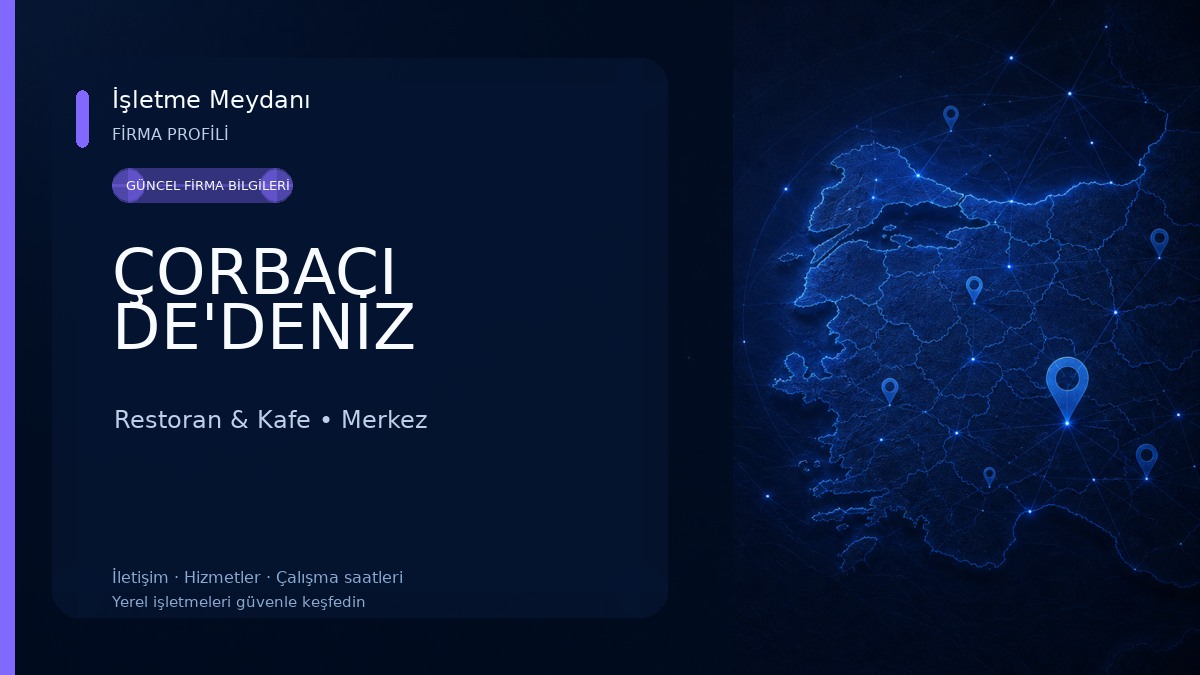 ÇORBACI DE'DENİZ Restoran & Kafe