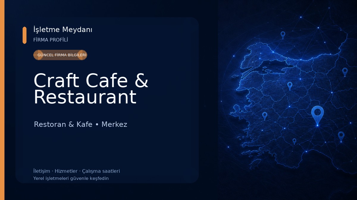 Craft Cafe & Restaurant Restoran & Kafe
