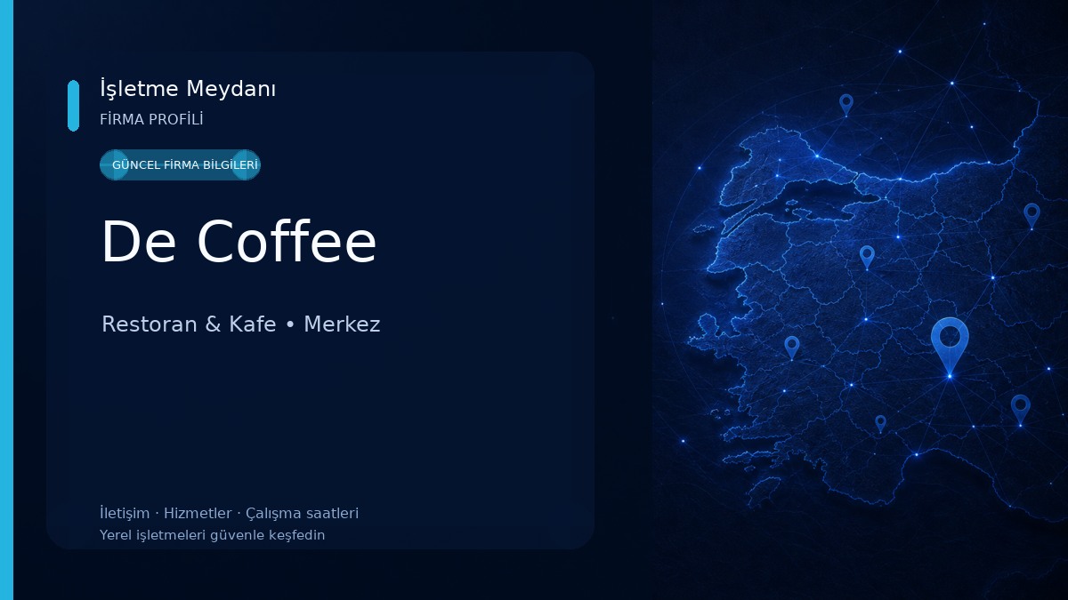 De Coffee Restoran & Kafe