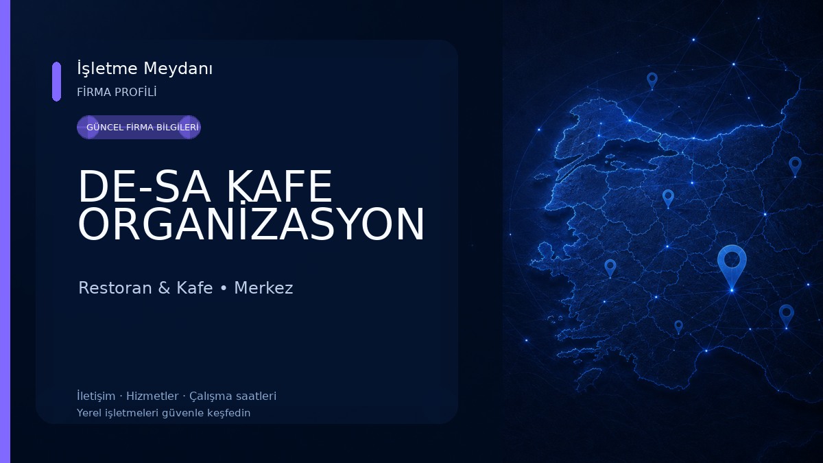 DE-SA KAFE ORGANİZASYON