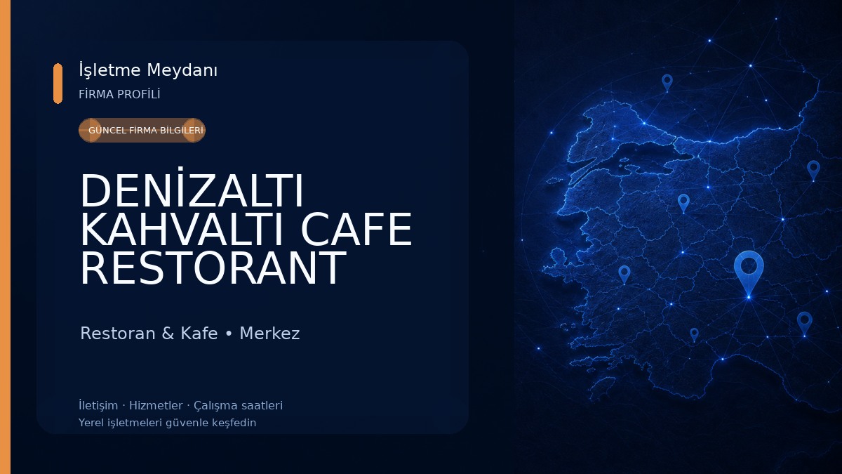 DENİZALTI KAHVALTI CAFE RESTORANT