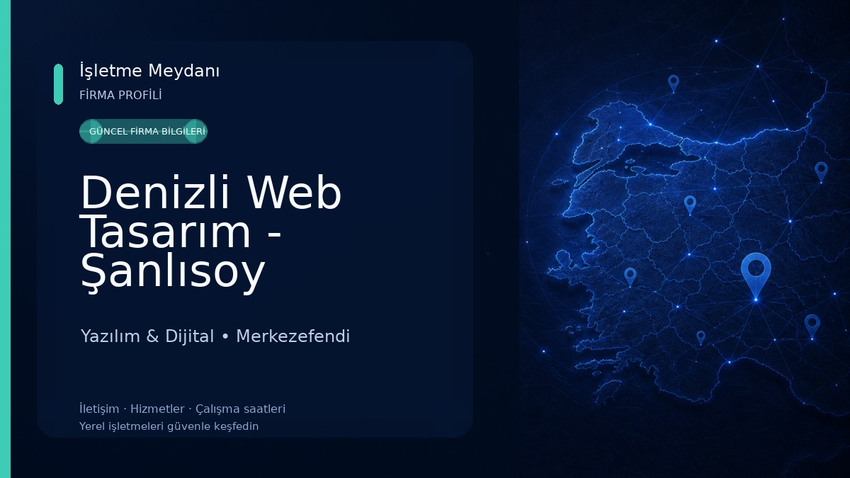Denizli Web Tasarım - Şanlısoy Teknoloji ve Yazılım Hizmetleri Yazılım & Dijital