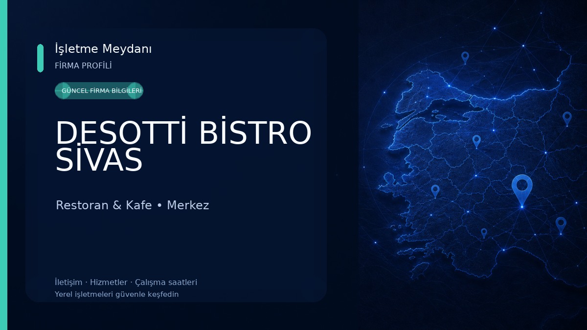 DESOTTİ BİSTRO SİVAS Restoran & Kafe