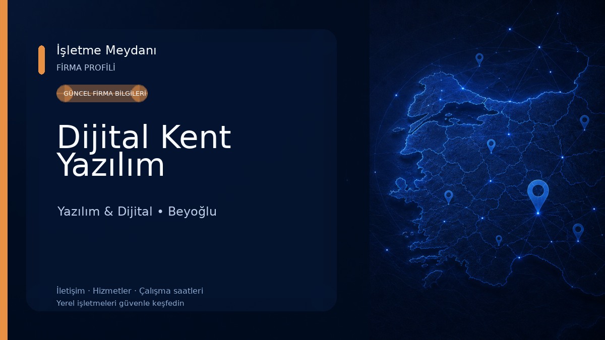 Dijital Kent Yazılım Yazılım & Dijital