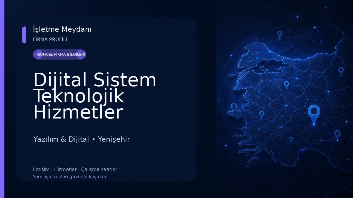 Dijital Sistem Teknolojik Hizmetler Yazılım & Dijital