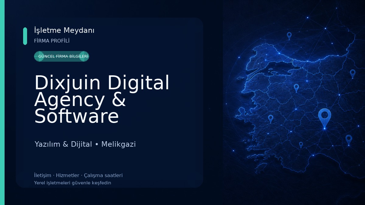 Dixjuin Digital Agency & Software Solutions Yazılım & Dijital